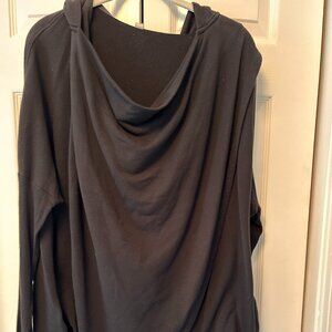 Athleta Black crossover Tunic sweatshirt